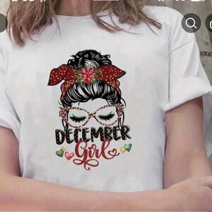 White‎ 'December Girl' Graphic T-Shirt